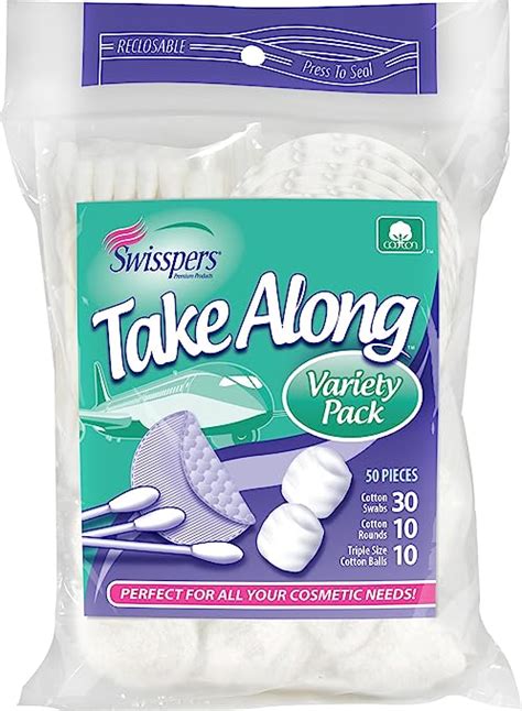 Amazon Swisspers Take Along Variety Pack Count Cotton Swabs