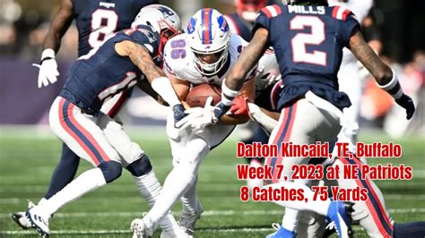 Dalton Kincaid Week 7 Every Target And Catch Buffalo Bills At New