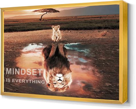 Amazon KAWAHONE Motivational Wall Decor Gold Aluminum Frame