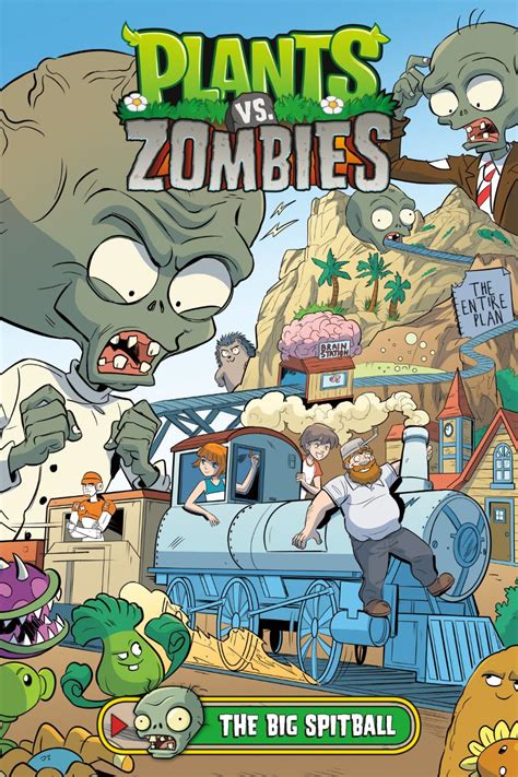 PLANTS VS ZOMBIES VOLUME 24 THE BIG SPITBALL ANNOUNCED Fanboy Factor