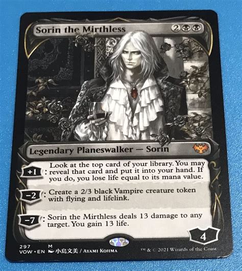 Mtg 不笑のソリンsorin The Mirthless ショーケース 英語黒｜売買されたオークション情報、yahooの商品情報を