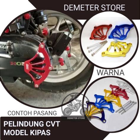 Jual Cover CVT Pelindung CVT Model Kipas Honda Beat Vario Scoopy Full