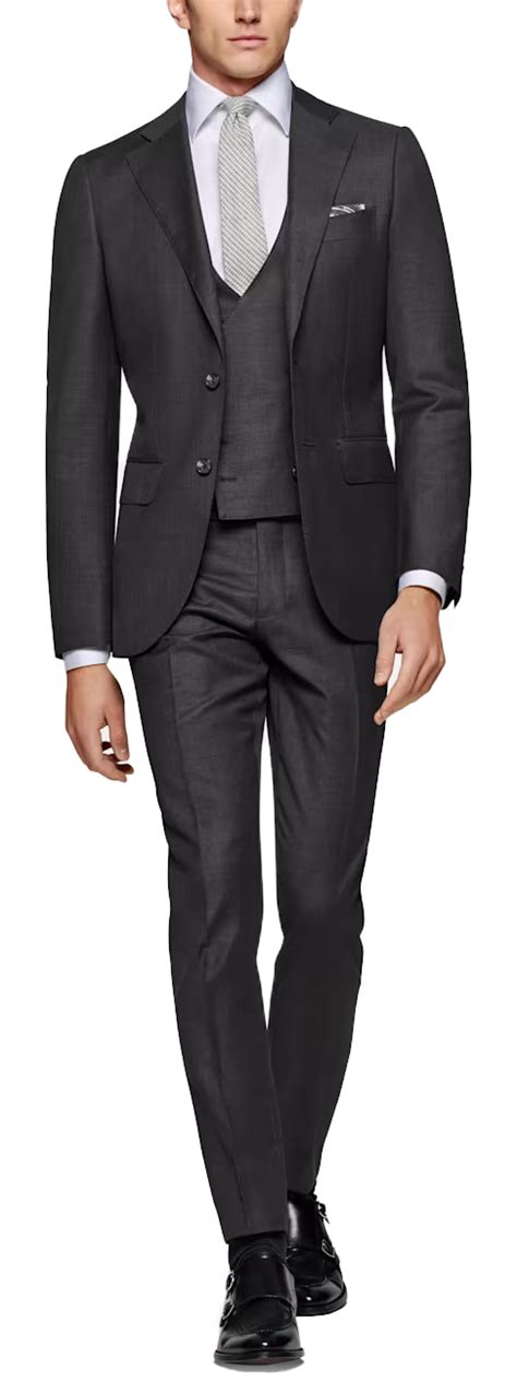 Charcoal Grey Suit Color Combinations With Shirt Tie