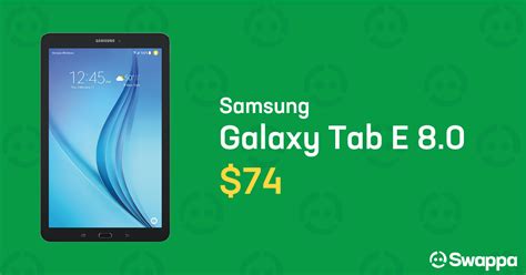 Samsung Galaxy Tab E 80 T Mobile Black 16gb Sm T377t Lrrv27898