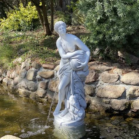 MASSIF STATUE DE Venus Avec Cours D Eau Figure D Étang Décoration