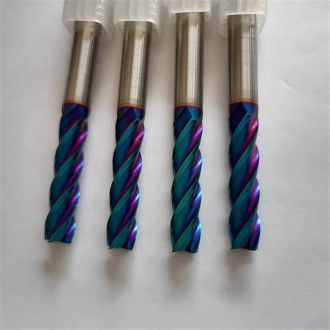 Hrc Flutes Solid Carbide Roughing Machine Cutting Tool End Mill