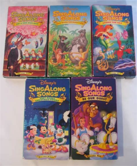 Walt Disney Sing Along Songs Menge Vhs B Nder Vol Kleine