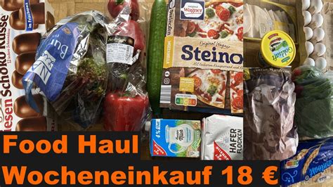 Wocheneinkauf Bei Edeka Netto Aldi Food Haul Sparsam Leben