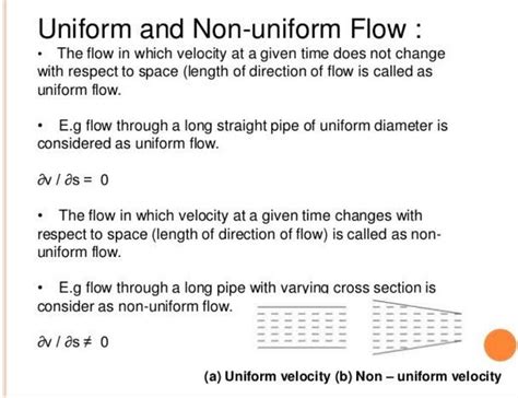 What is uniform and non uniform flow? - EduRev Class 10 Question