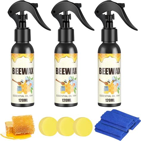 3PCS Natural Micro Molecularized Beeswax Spray Beeswax Spray Cleaner