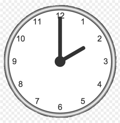 Two O Clock PNG Image With Transparent Background TOPpng