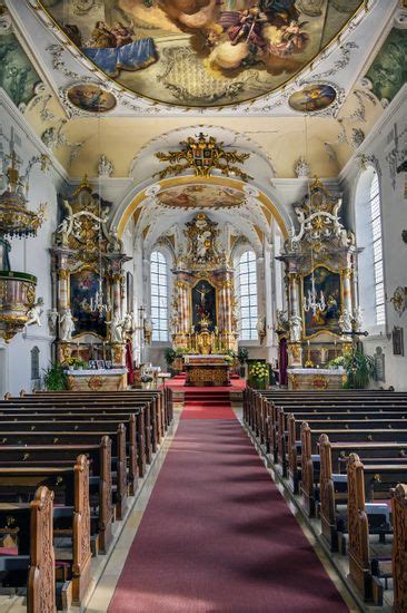 Church St George Florian Reicholzried Allgaeu Editorial Stock Photo