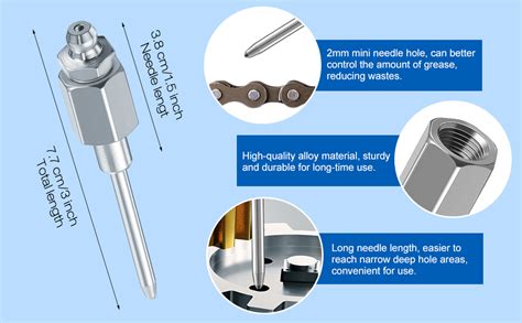 Boquilla De Aguja De Grasa Dispensador De Grasa De Punta De Aguja