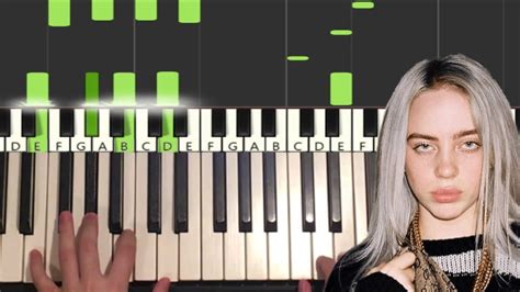 Billie Eilish Listen Before I Go Piano Tutorial Lesson YouTube