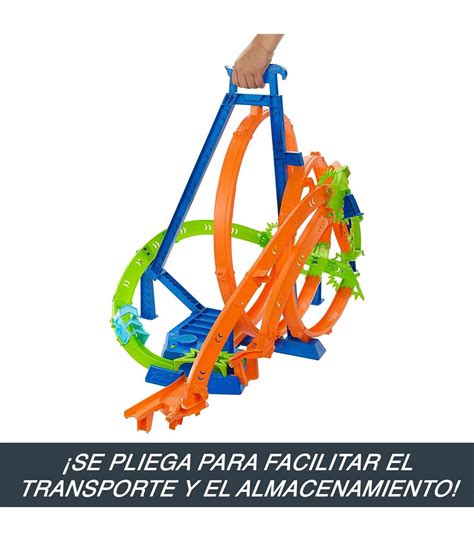 Pista Hot Wheels Carrera Choques Epico De Mattel Juguetes Panre