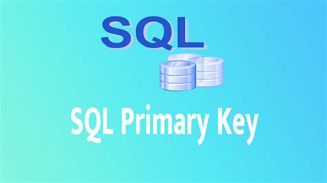 Sql Primary Key