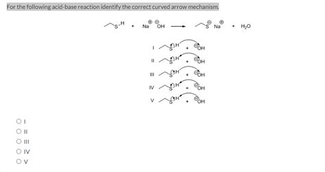 Solved For The Following Acid Base Reaction Predict The