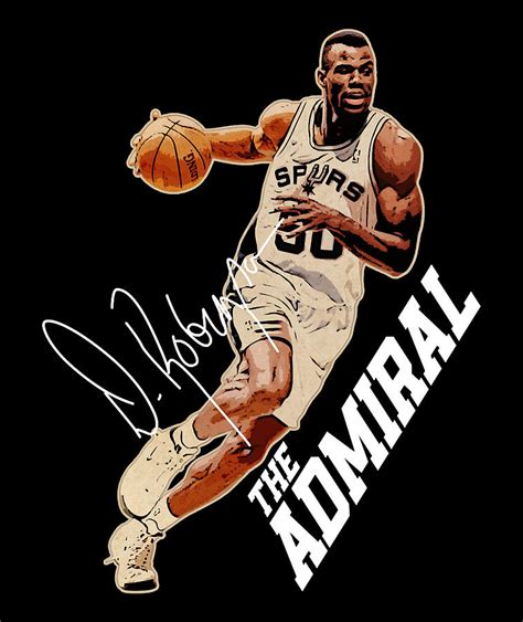 David Robinson Basketball Digital Art By Kelvin Kent Fine Art America