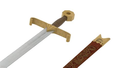 Curtana Sword 3D Model - TurboSquid 1810590