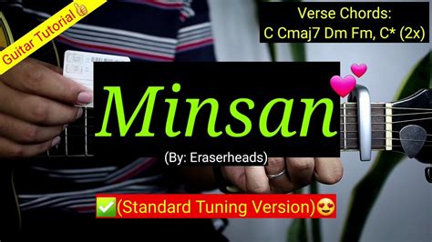 Minsan - Eraserheads | Guitar Tutorial Acordes - Chordify