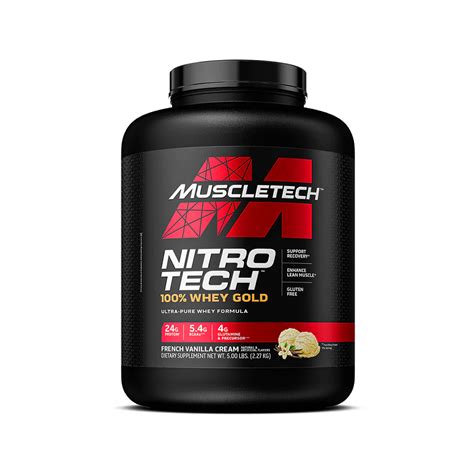 MUSCLETECH Nitro Tech Whey Gold Sport Nutrition Technology