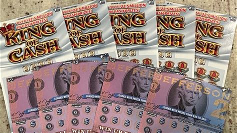 Scratching King Of Cash 👑 And Jefferson Georgia Lottery Scratch Off