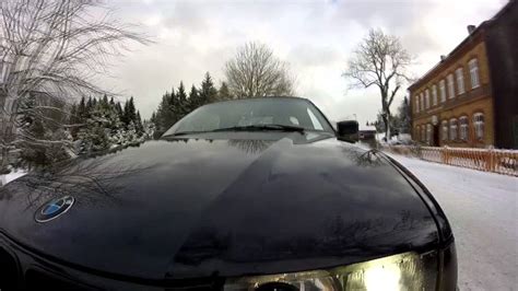 BMW Winter Tires E36 Cabrio Snow Drift GoPro HERO4 YouTube