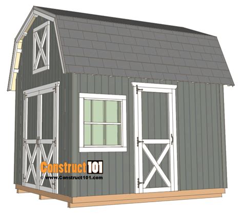 X Barn Shed Plans Construct