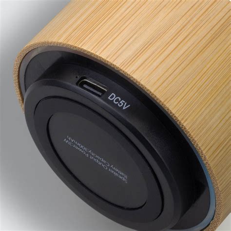 Promotional Black Bamboo BT Speakers Promotion Products