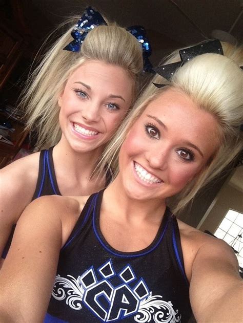 Friends Cheer Blonde Cheerleading Hairstyles Cheer Hair Cheer Hair Bows