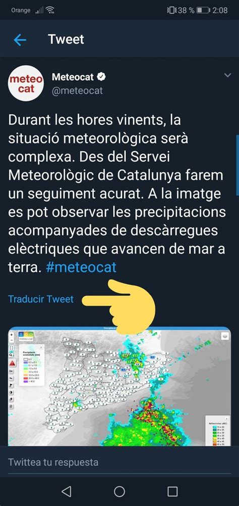 Meteocat On Twitter Durant Les Hores Vinents La Situaci