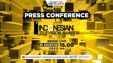 Press Conference Indonesian Television Awards Youtube