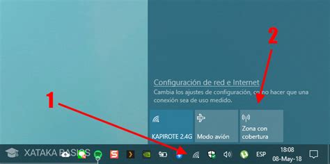 Cómo crear un punto de acceso Wi Fi en Windows 10 para compartir tu