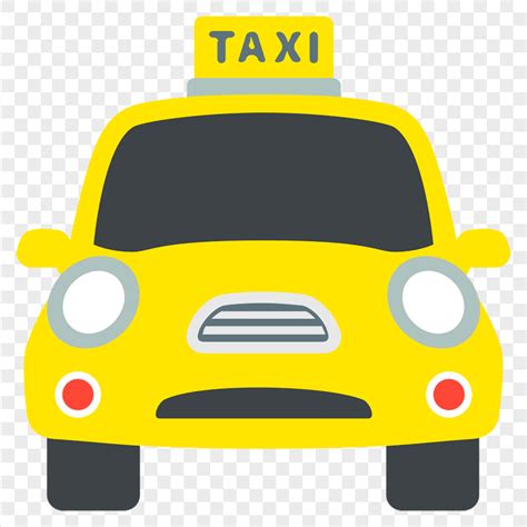 Yellow American Taxi Cab Checker Icon Png Citypng