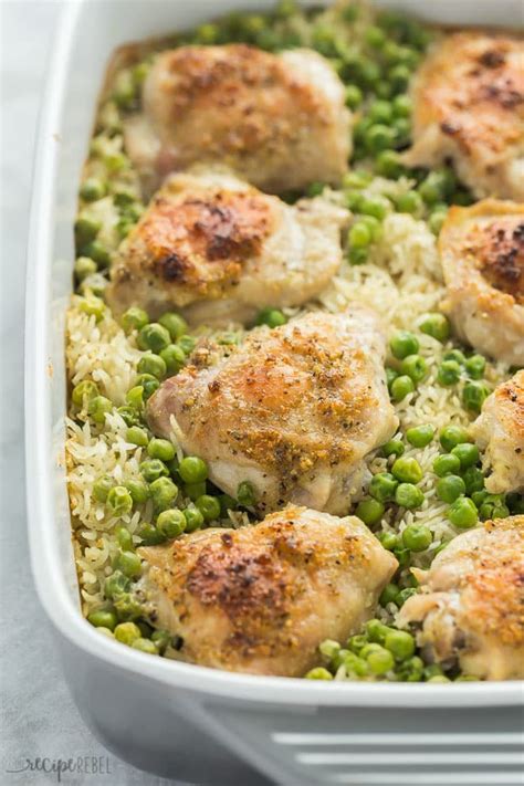 7 Ingredient Chicken and Rice Bake - The Recipe Rebel