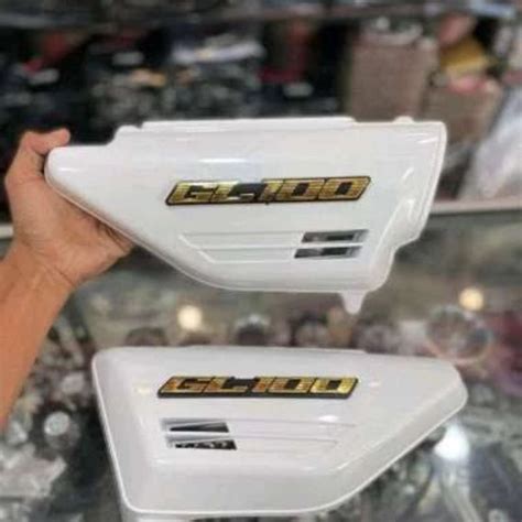 Jual Cover Box Aki Tutup Aki Honda Gl Warna Putih Shopee Indonesia