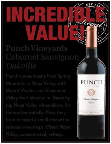 Punch Cab Sauv NV CC Regal Wine Imports