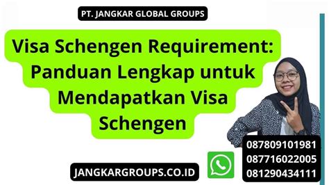 Visa Schengen Requirement Panduan Lengkap Visa Schengen Jangkar