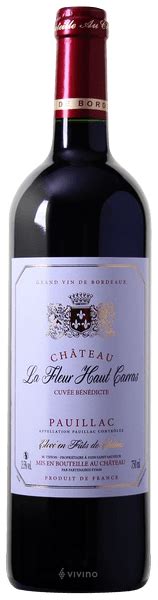 Ch Teau La Fleur Haut Carras Cuv E B N Dicte Pauillac Vivino Brasil