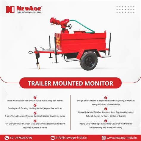 Newage Fire Fighting Co Ltd On Linkedin Monitorsnozzle Trailermountedmonitor