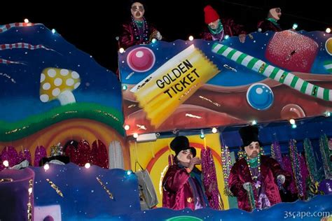 Willie Wonka And The Chocolate Factory Float Krewe Of Bacchus