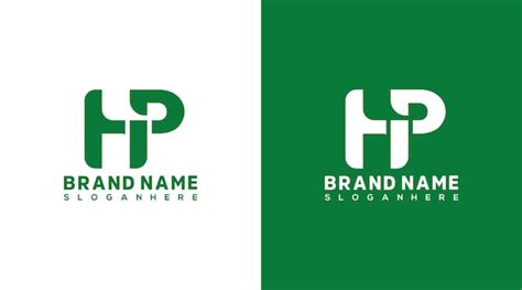 Premium Vector Hp Letter Logo Design Hp Icon Brand Identity Design