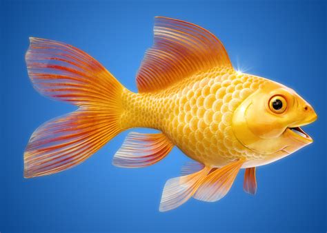 golden fish behance