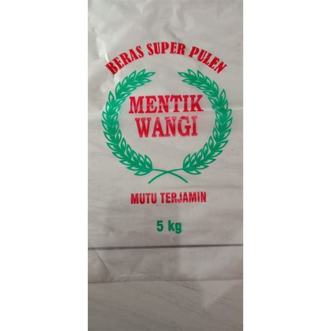 Jual PLASTIK Beras Kemasan 5 Kg Mentik Wangi Shopee Indonesia