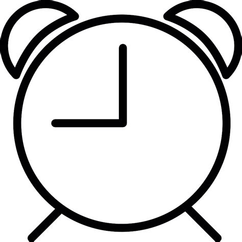 Alarm Clock Vector Svg Icon Svg Repo