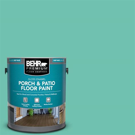 Behr Premium Gal P March Aquamarine Gloss Enamel Interior