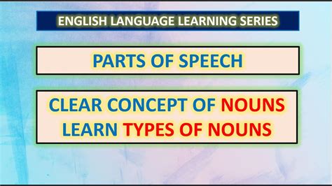 Mastering Nouns And Types Essentials Of English Basics Of English