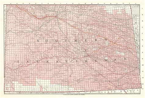 township map  southern saskatchewan