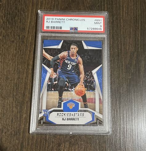 Rj Barrett Panini Chronicles Rookies Stars Psa Rc Rookie