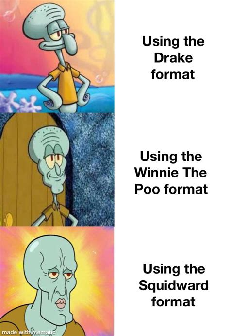 Squidward is best anime : r/meme